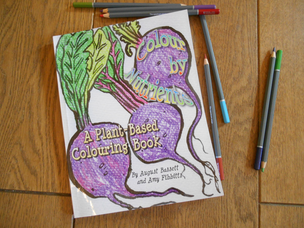 vegan colouring book